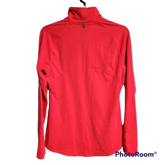 Champion Duodry Neon Pink Athletic Pullover Top Long Sleeve Thumb Holes Small - Picture 2 of 7
